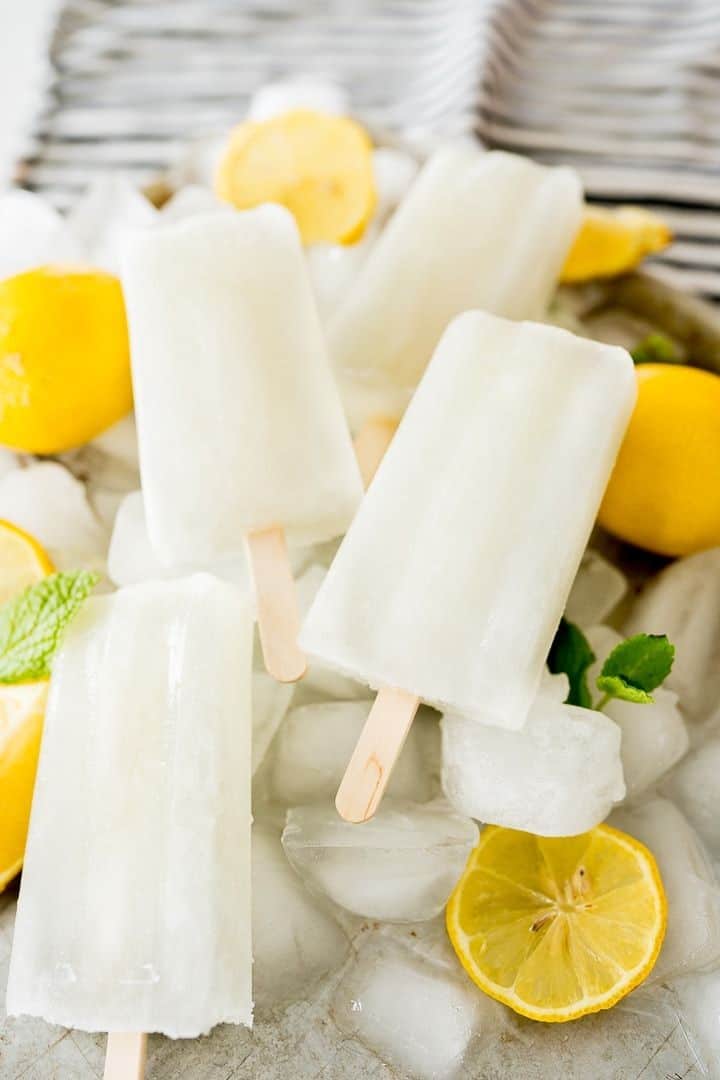 Lemonade Popsicles