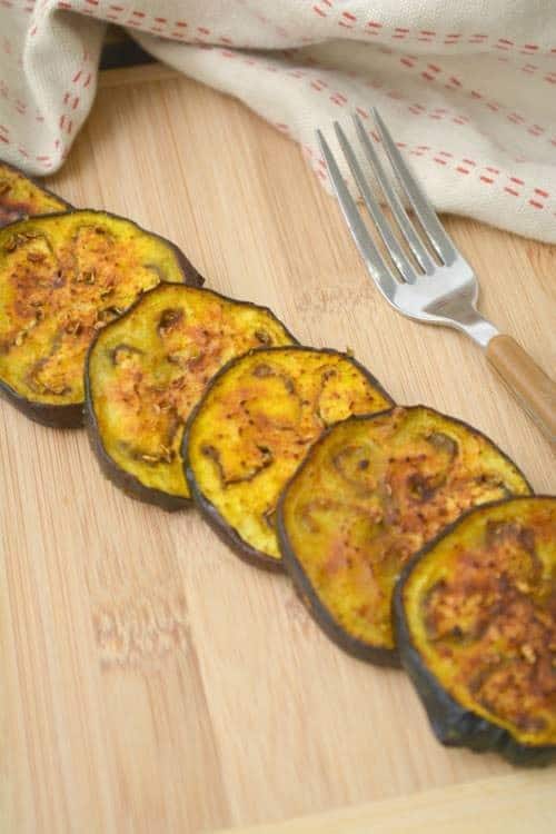 Air Fryer Curried Eggplant