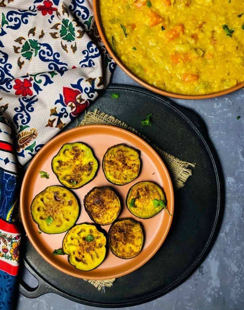 Air Fryer Eggplant (Begun Bhaja)