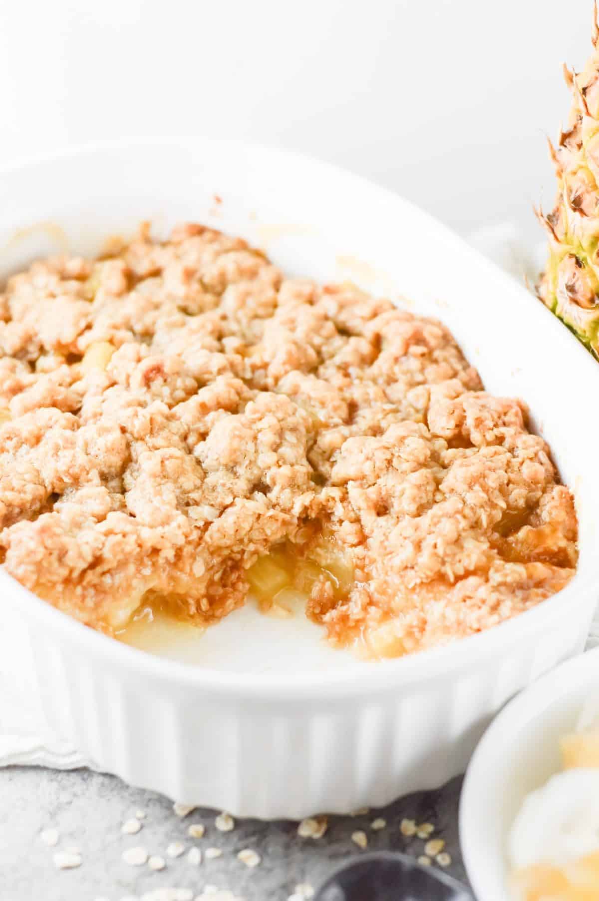 Fresh Pineapple Crisp