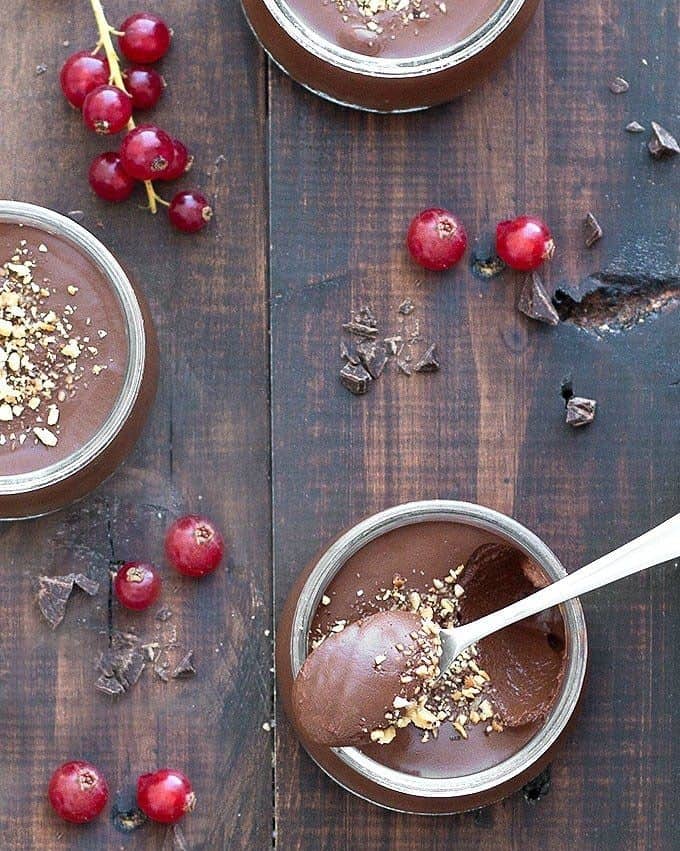 2 Ingredient Dark Chocolate Mousse