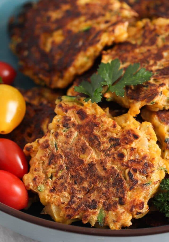 Corn and Zucchini Fritters