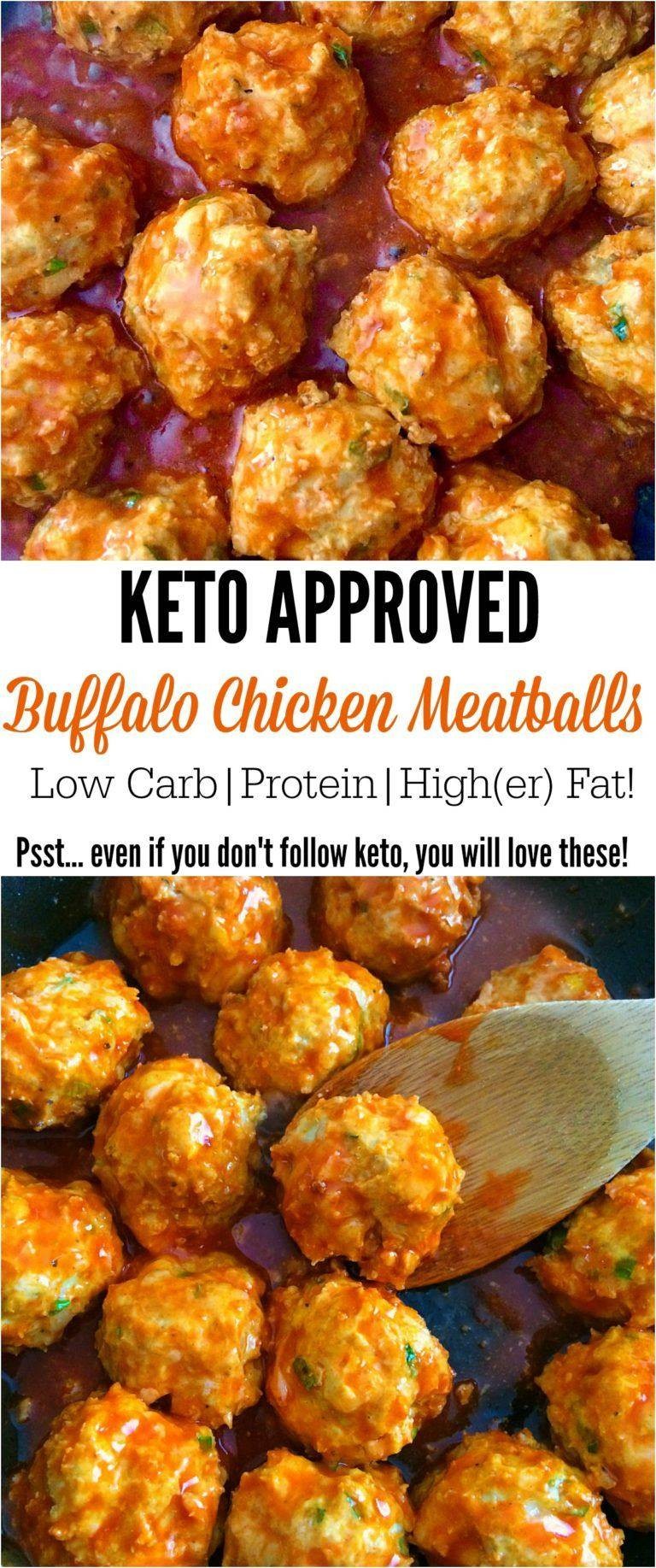 Buffalo Chicken Meatballs- Keto Approved