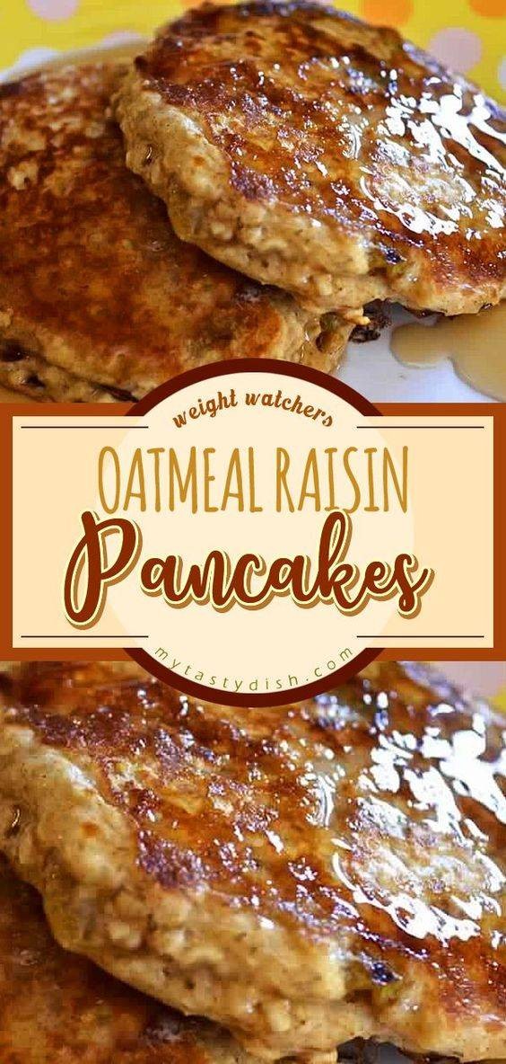 Oatmeal Raisin Pancakes