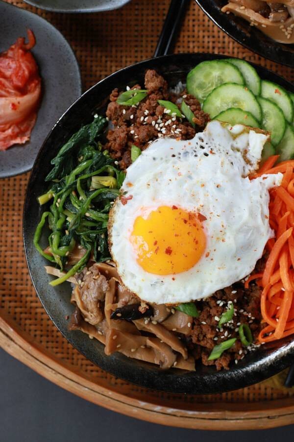 Beef Bibimbap (Korean Rice Bowl)