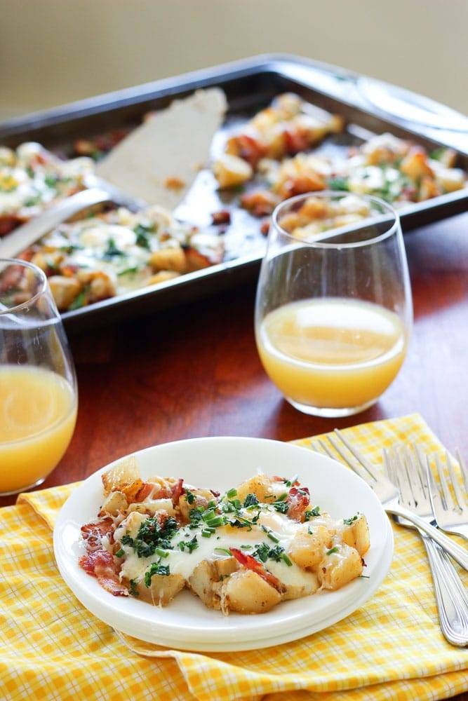 Potato, Bacon and Egg Sheet Pan Breakfast