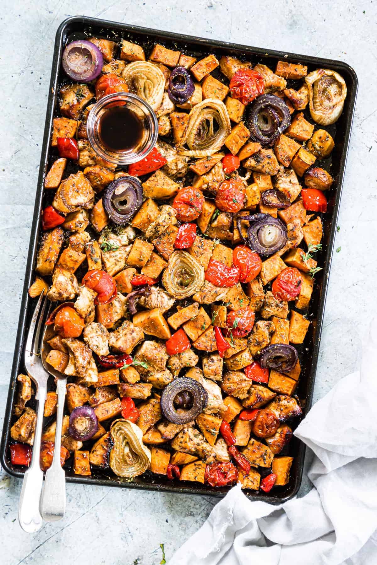 Ranch Sheet Pan Chicken And Veggies Dinner