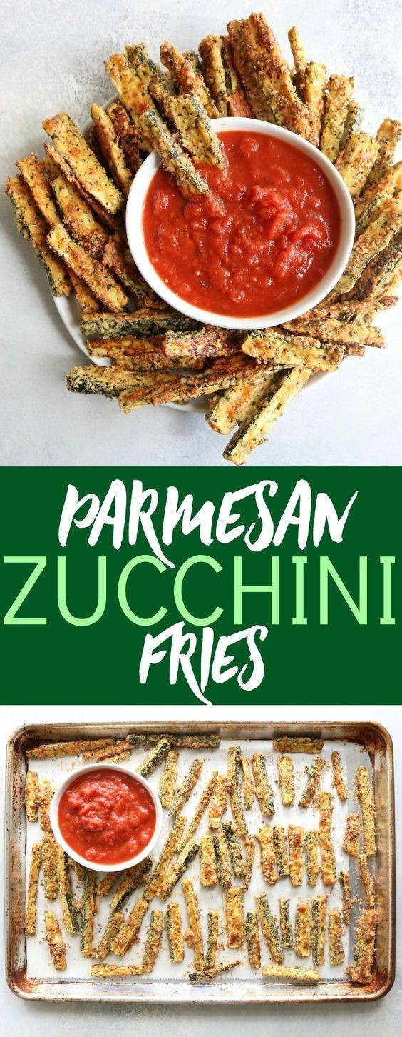 Parmesan Crusted Zucchini Fries