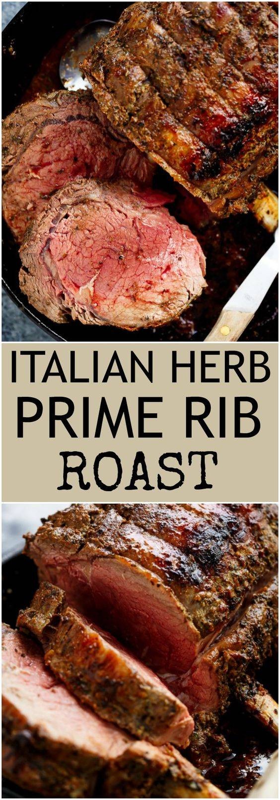 Garlic Herb Prime Rib