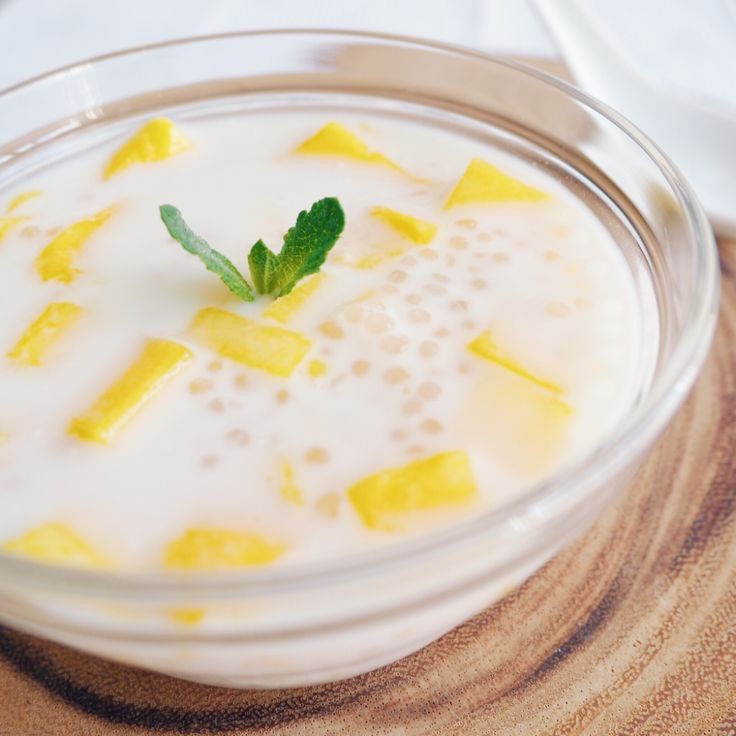 Coconut Mango Sago Dessert Soup