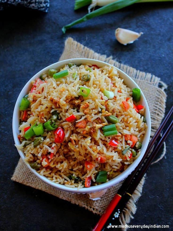 Burnt Garlic Fried Rice – Easy Vegetable Meal