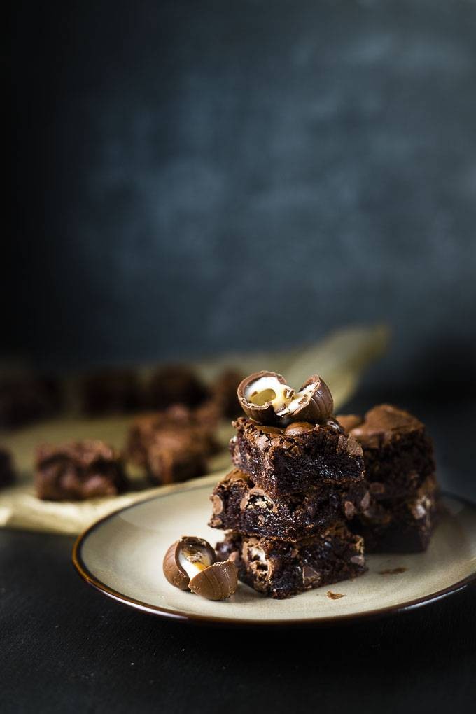 Cadbury Creme Egg Brownies