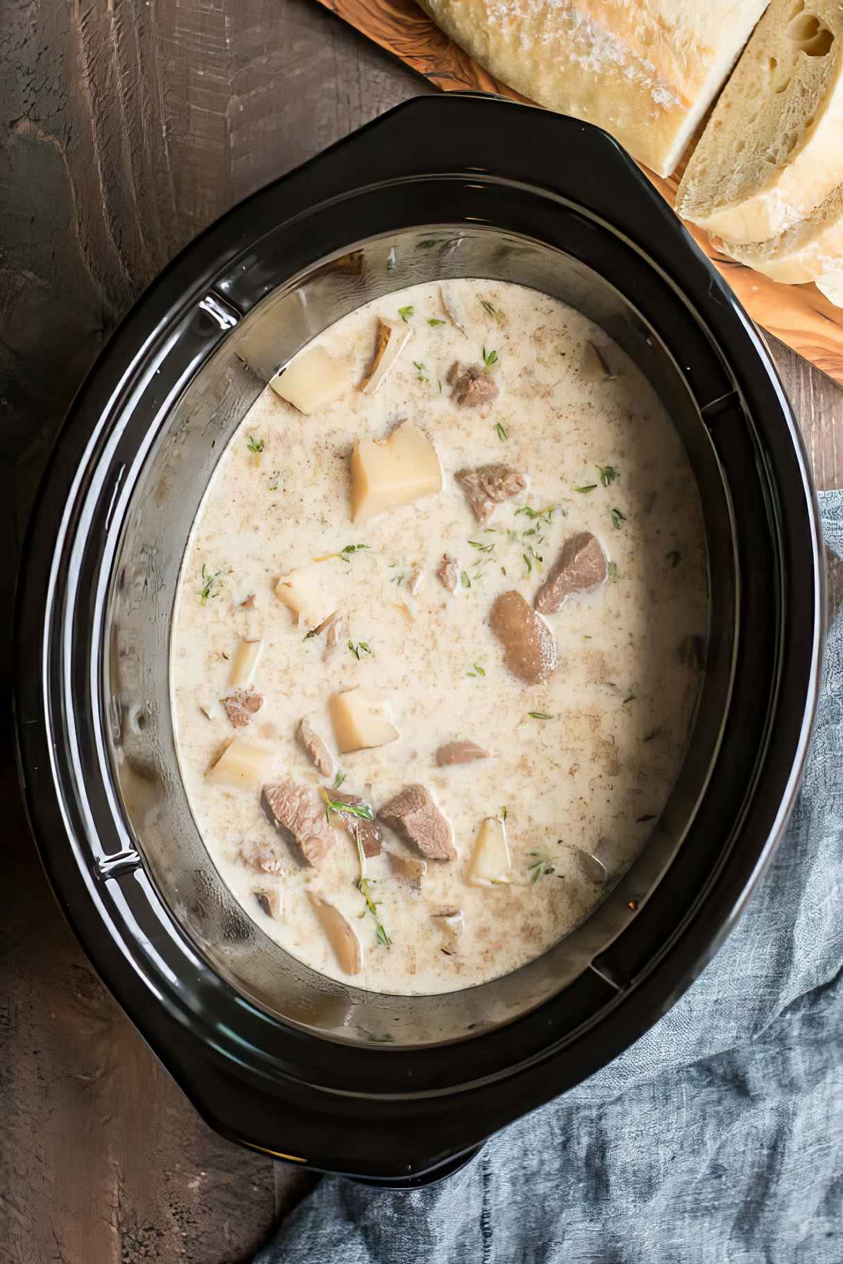 Slow Cooker Steak and Potato Soup is Pure Comfort Food!