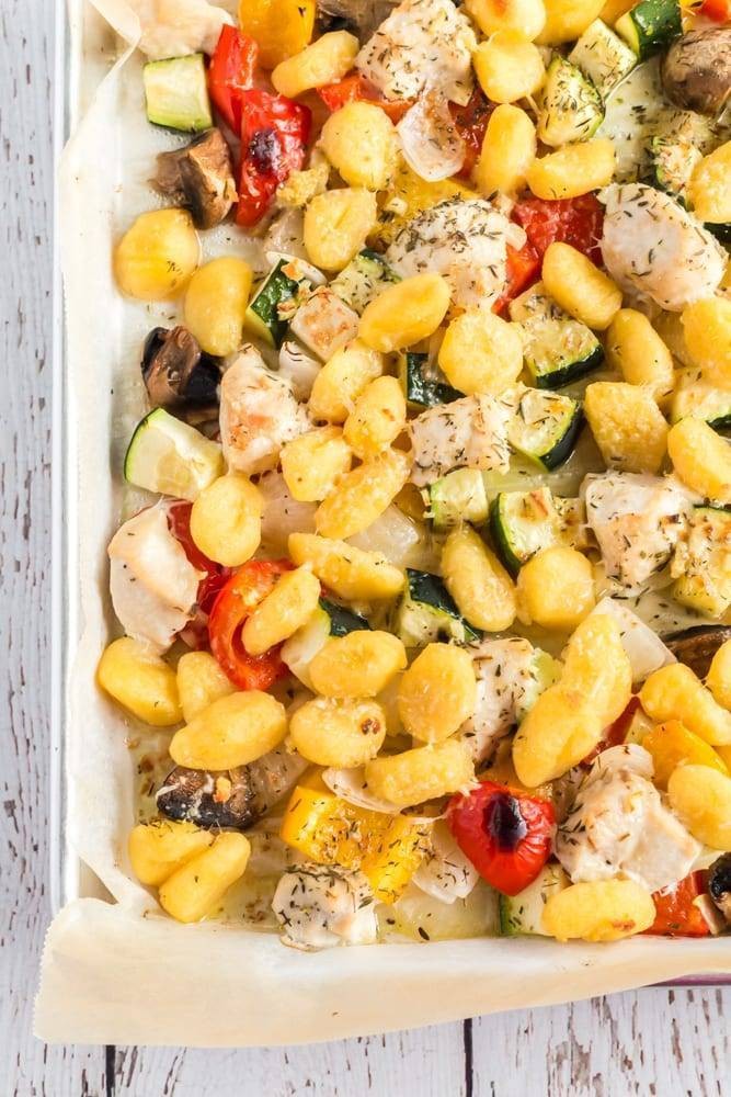 Chicken & Gnocchi Sheet Pan