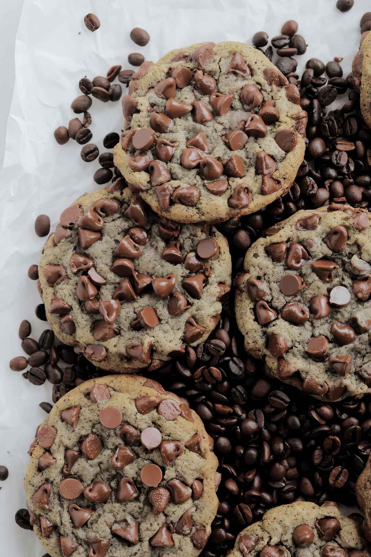 Chewy Espresso Chocolate Chip Cookies