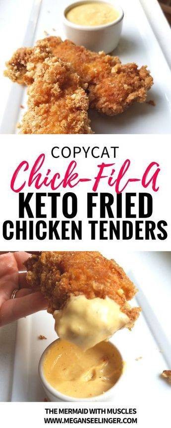 Keto Fried Chicken Tenders