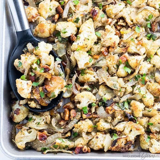 Recipe 1. Thanksgiving Cauliflower Stuffing