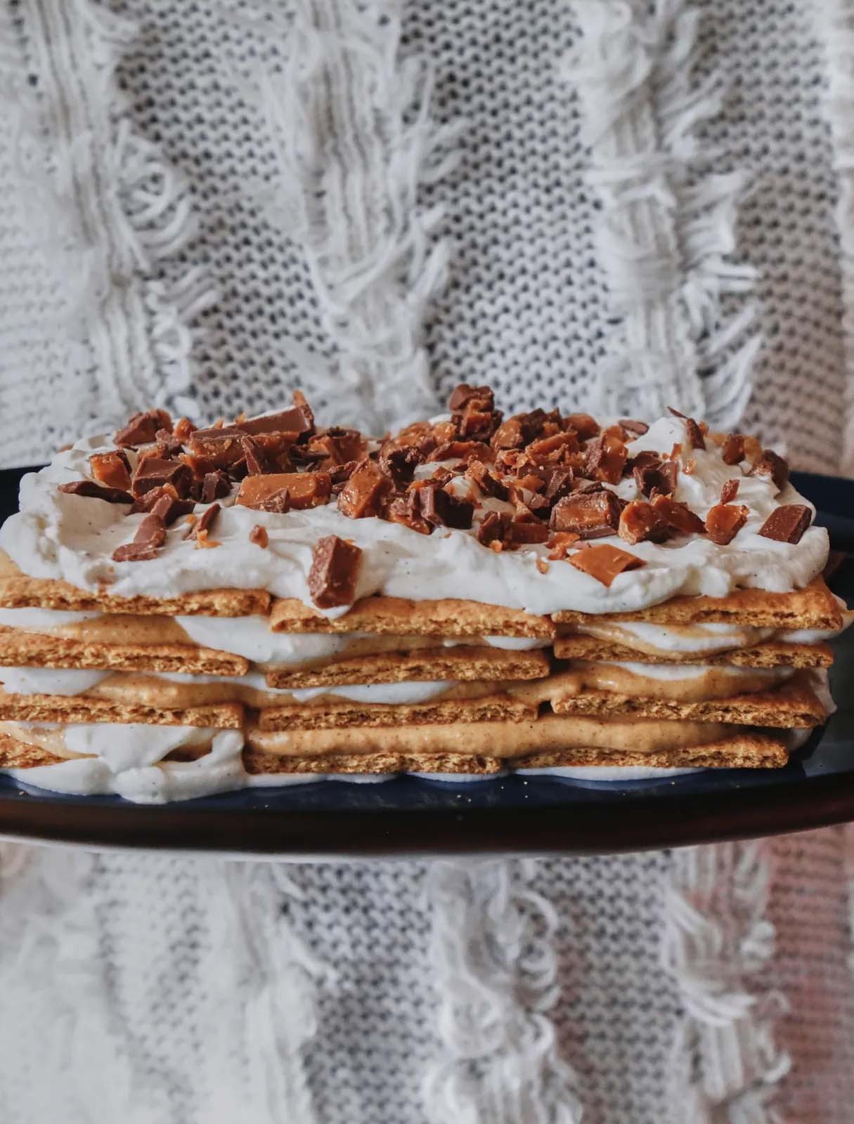 Pumpkin Spice Vanila Icebox Cake