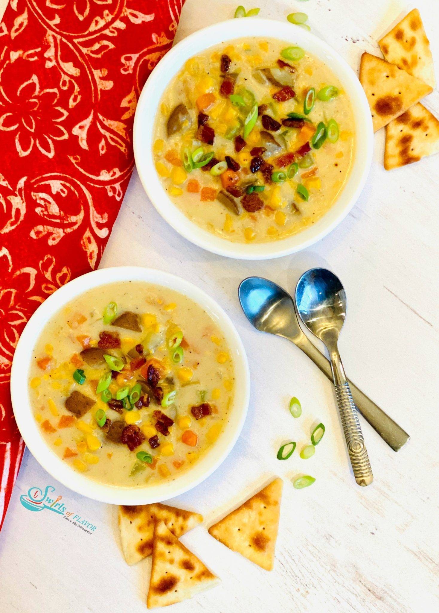 Creamy Potato Corn Chowder With Bacon