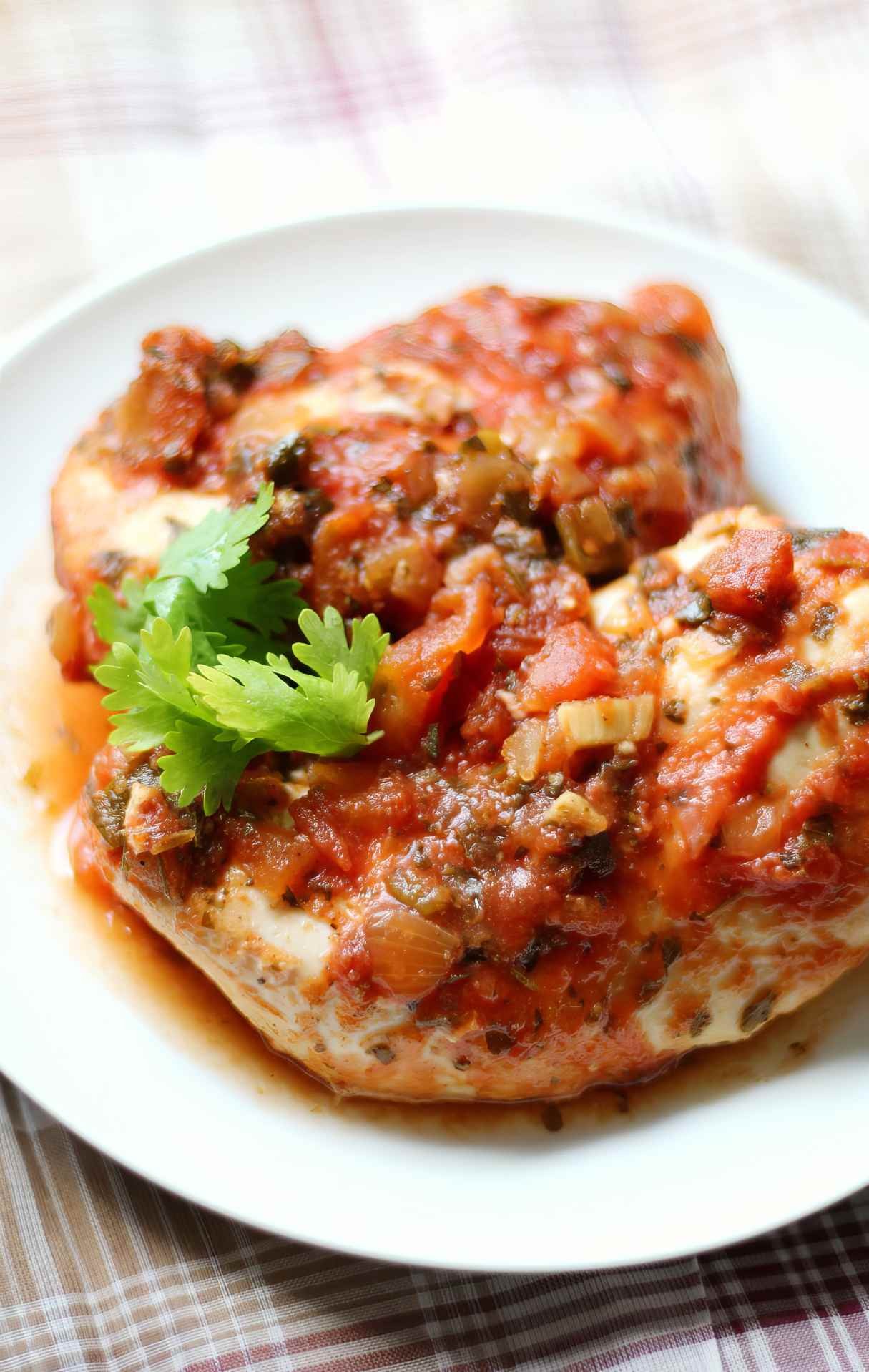 Delicious and Easy Slow Cooker Salsa Chicken