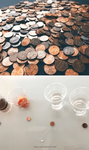 At Home Chemistry: Cleaning Pennies with Ketchup