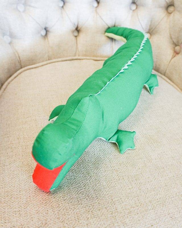 Free Stuffed Alligator Sewing Pattern