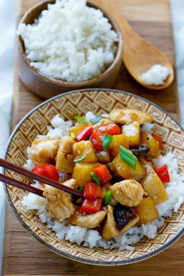 Sheet Pan Stir-Fried Chicken Teriyaki with Pineapple