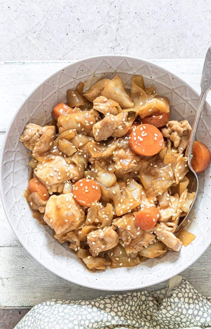 Easy Instant Pot Hibachi Chicken Dinner (GF)