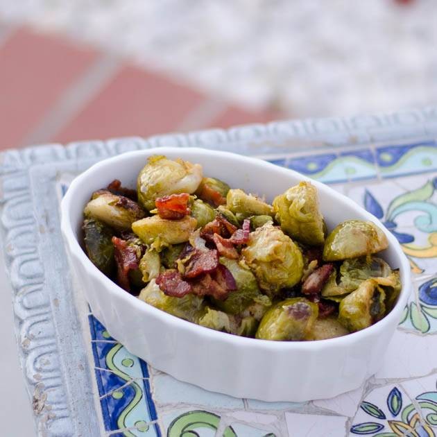 Low Carb Holiday Recipe Bacon Brussels Sprouts