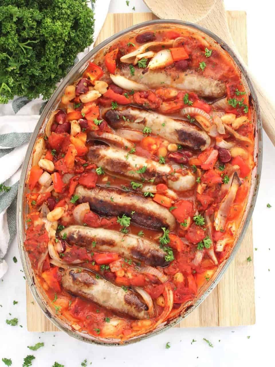 Sausage and Bean Casserole