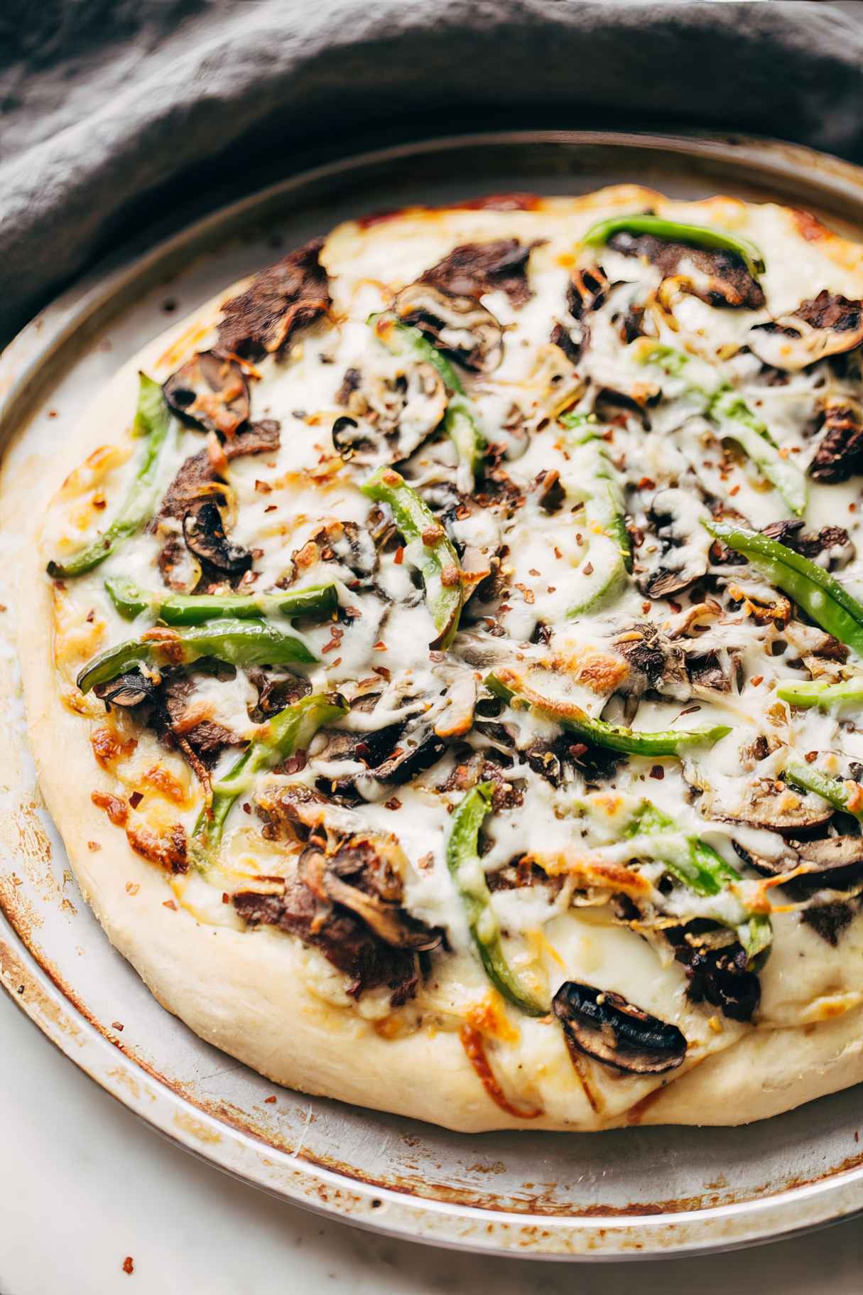 Philly Cheese Steak Pizza – Best Steak Recipe!