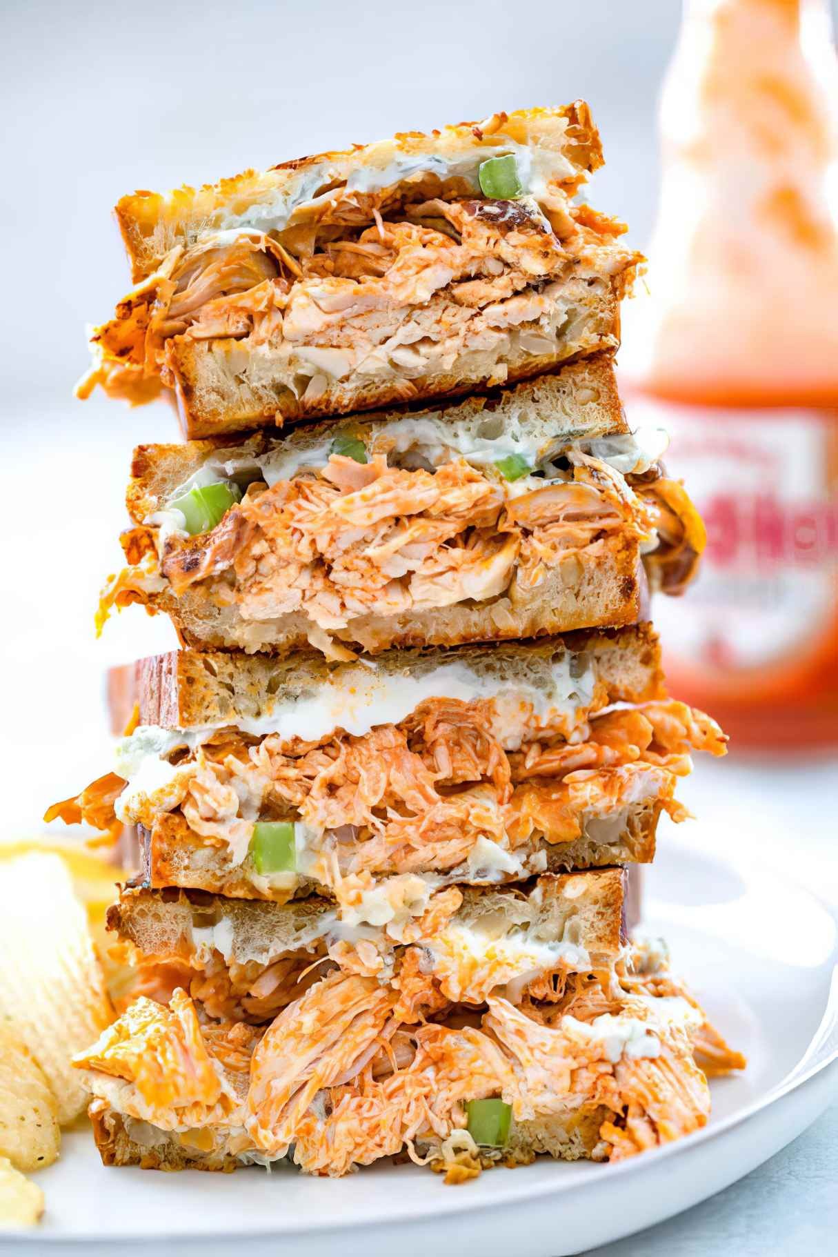 Buffalo Chicken Great Grilled Cheese