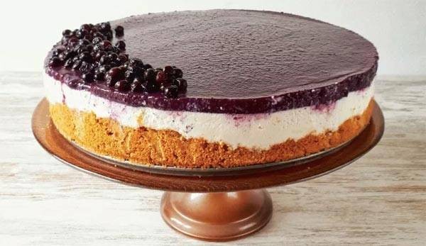 Vegan Bo-Bake Blueberry Cheesecake (Keto-Friendly)