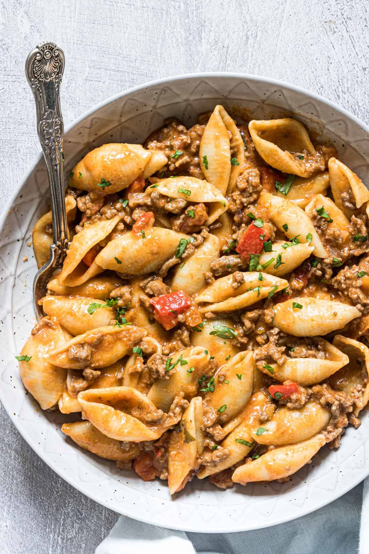 Cheesy Instant Pot Taco Pasta