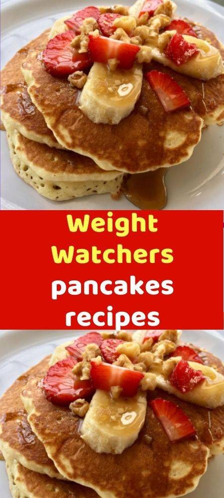 Banana & Strawberry Pancakes