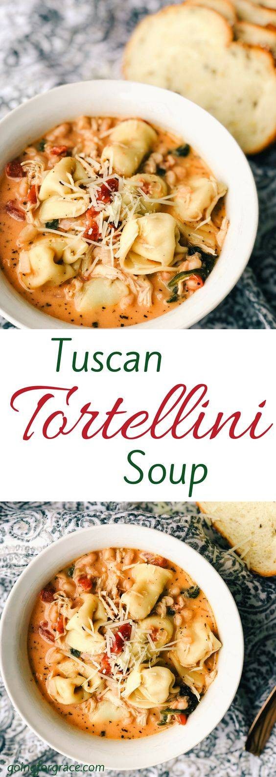 Tuscan Tortellini Soup