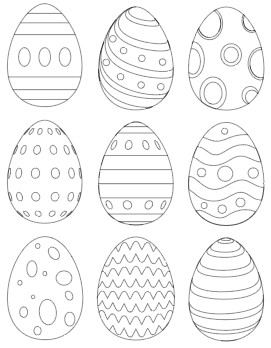 25+ Free Printable Easter Egg Templates & Easter Egg Coloring Pages