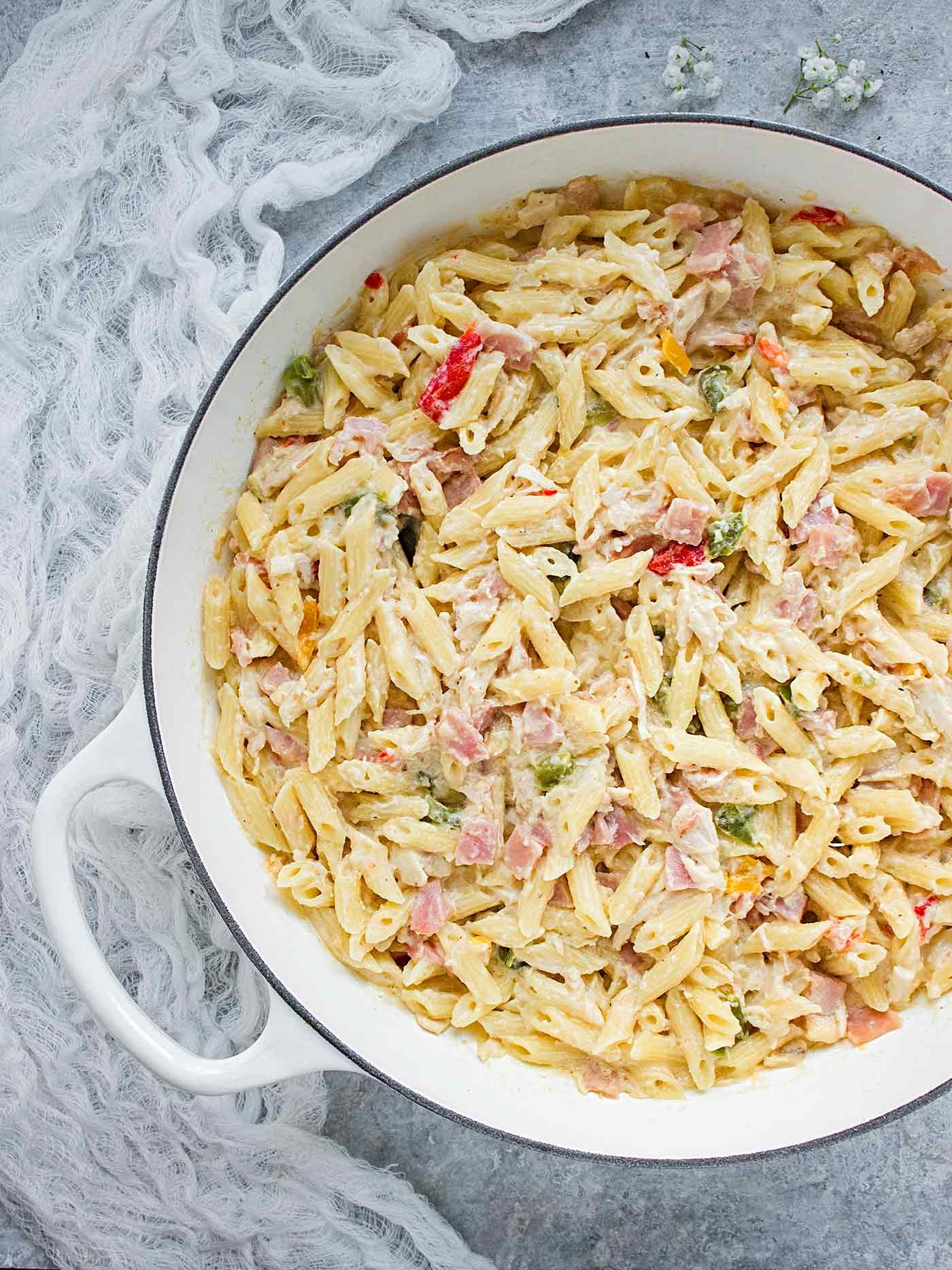 Chicken Cordon Bleu Pasta