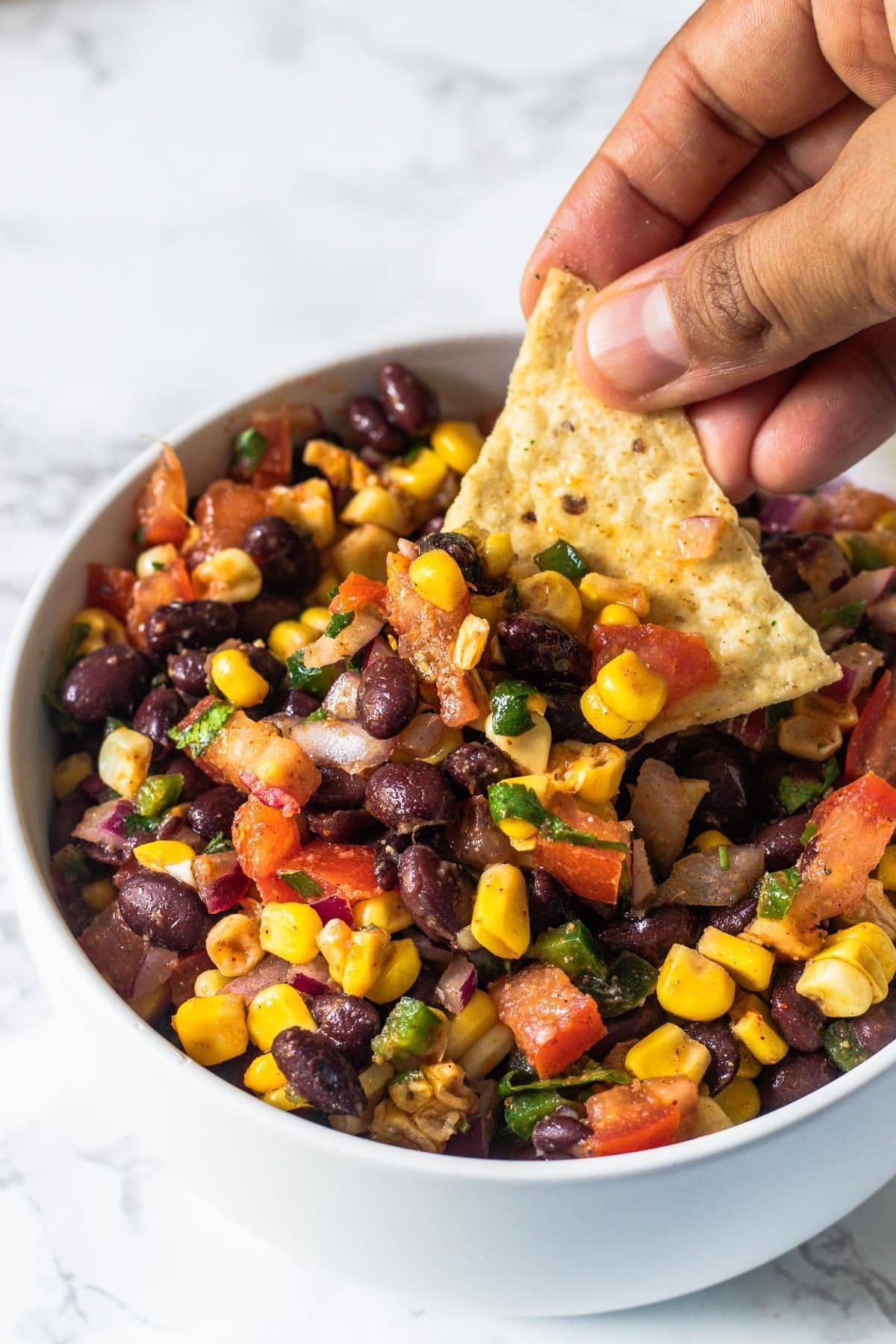 Black Bean And Corn Salsa – Easy Side for Tacos