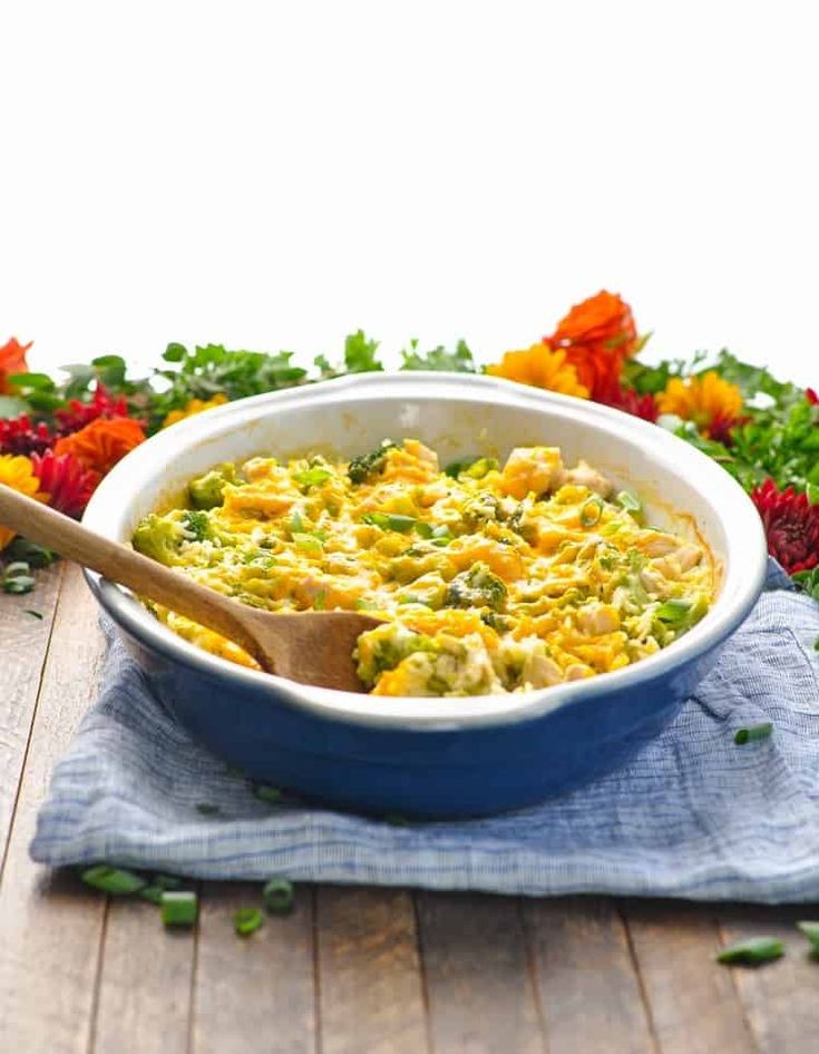 Dump-and-Bake Chicken Broccoli Rice Casserole