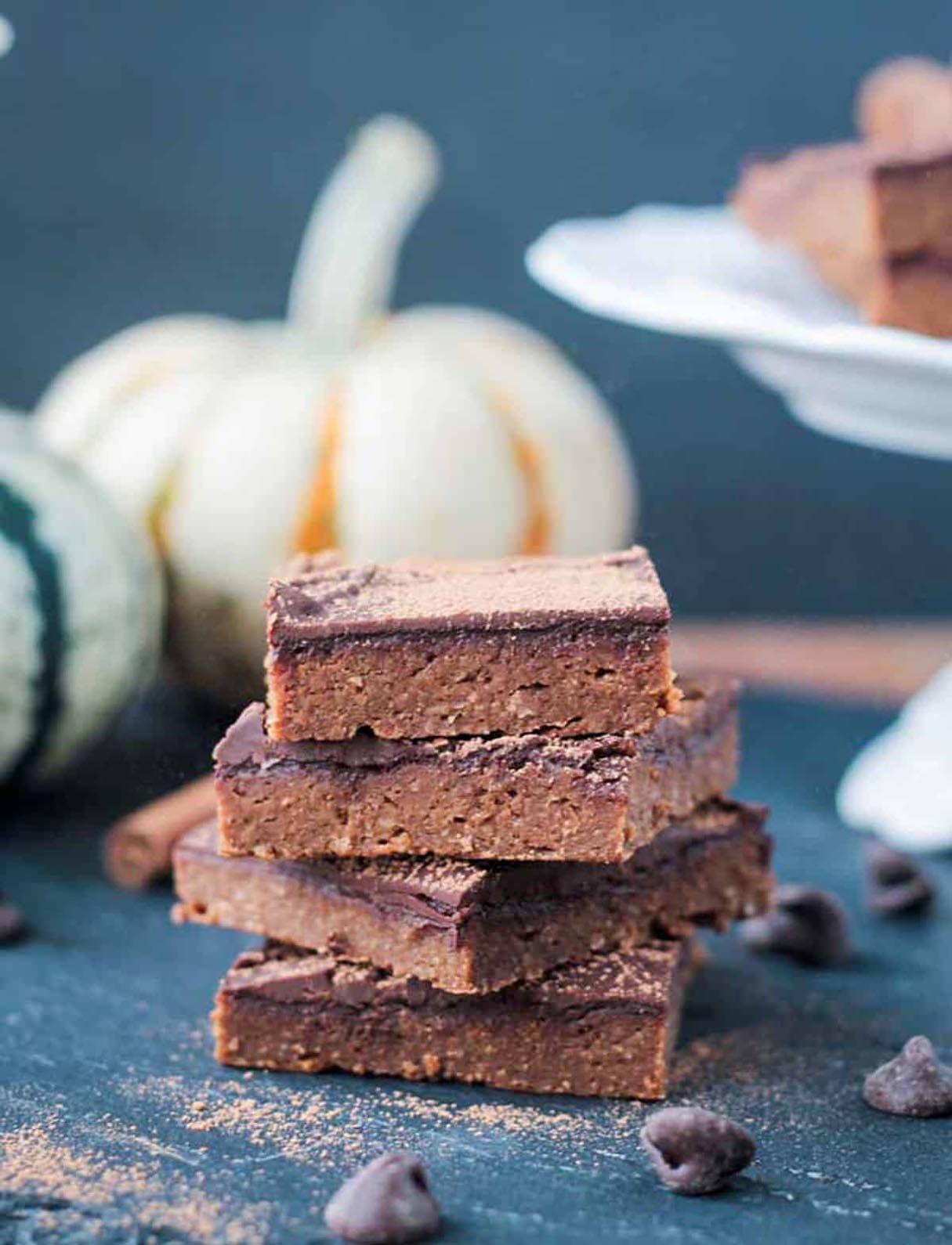 Super Moist Healthy Pumpkin Fudge Brownies