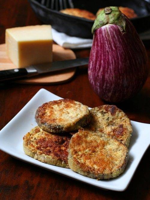 Recipe 4. Fried Eggplant for Vegetarian Low Carb Diet