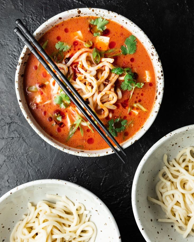 Spicy Udon Noodle Soup