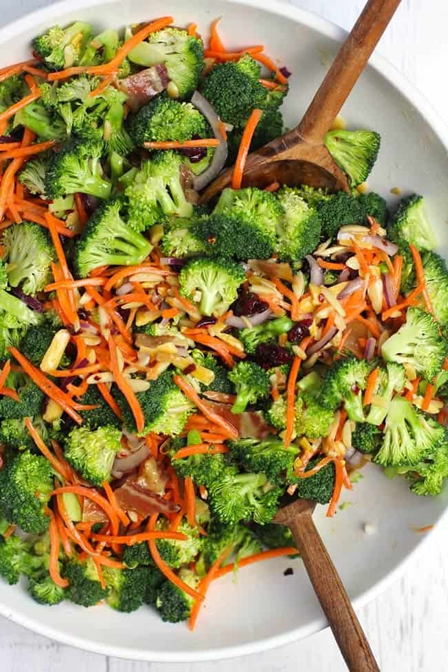 Healthy Broccoli Salad with Honey Dijon Dressing