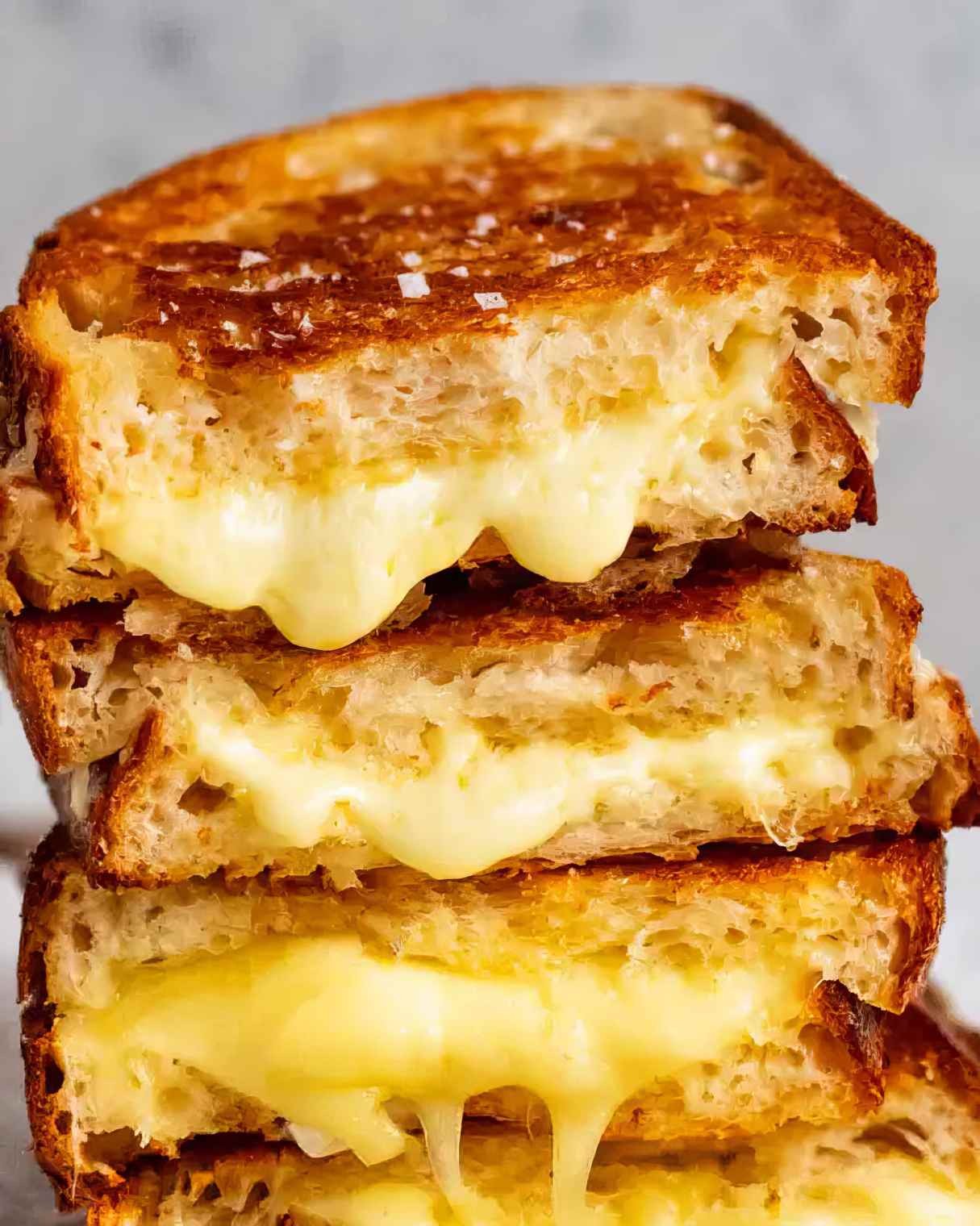 My Best Crispy, Salty, and Buttery Grilled Cheese Sandwich!