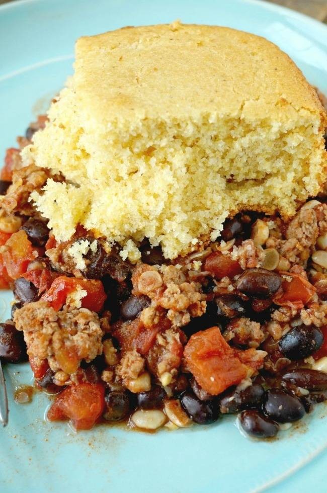 Crockpot Tamale Pie- A Frugal Family Friendly Meal