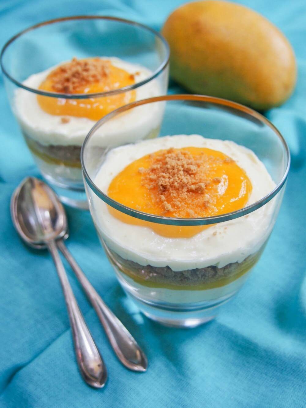 Delicious Mango Cheesecake Parfait