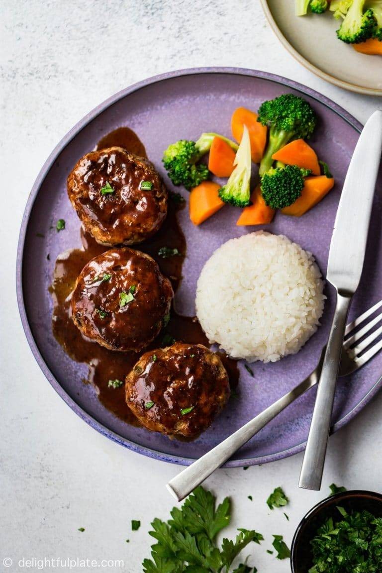 Japanese Hamburg Steak (Hambagu)