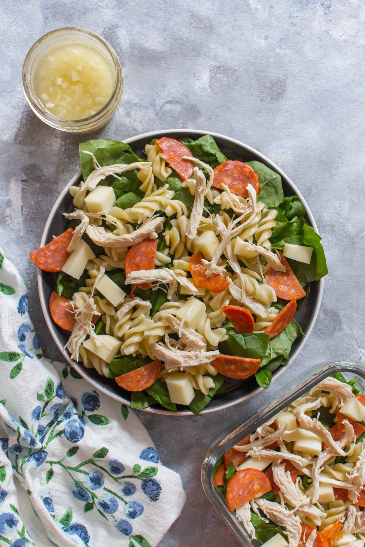 Easy Chicken Pepperoni Pasta Salad for Hot Summer Days