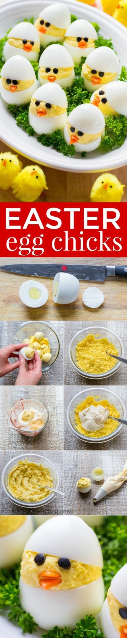 Easter Egg Recipe – Deviled Egg Chicks